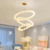 Pendul LED 80 + 60 + 40cm 300W Urban 3 Tipuri de Lumini Auriu