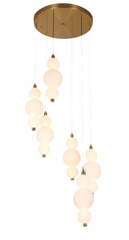 Pendul LED 60cm 120W Urban Telecomanda 3 Tipuri de Lumini Auriu