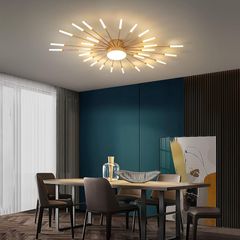 Lustra LED 60W Extra Light Auriu
