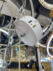 Pendul LED 3 Lumini Argintiu