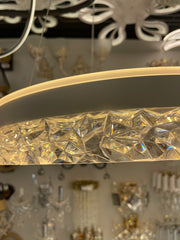 Lustra LED Alba cu Telecomanda si 3 Lumini