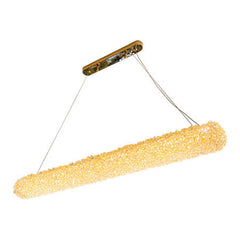 Pendul LED 80cm 40W cu Telecomanda Glow 3 Tipuri de Lumini Auriu