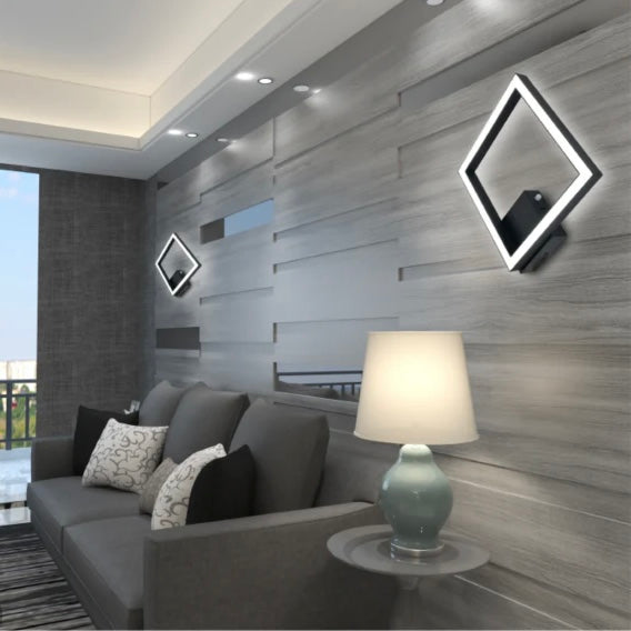Lustra LED 20W Taiga cu Telecomanda 3 Tipuri de Lumini Negru