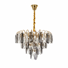 Candelabru Auriu+Negru Diametru 30cm