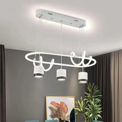 Lustra LED Suspendata cu Telecomanda si 3 Lumini