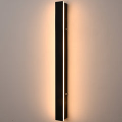 Aplica LED Exterior Slim 60cm Lumina Calda 16W Negru