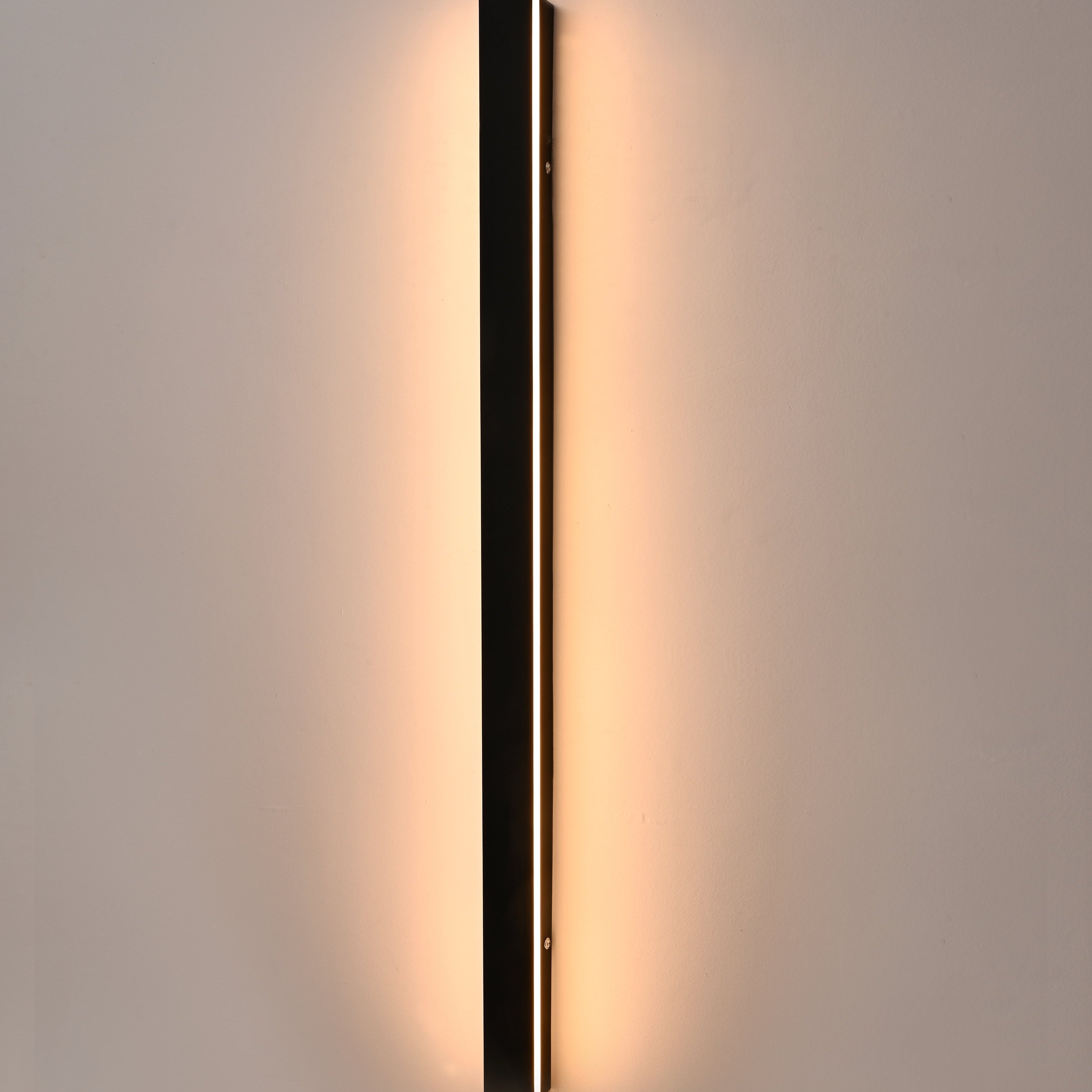 Aplica LED Exterior Slim 90cm Lumina Calda 24W Negru