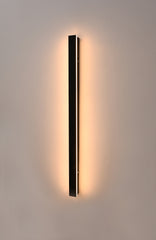 Aplica LED Exterior Cube Slim Lumina Calda 3000K 90cm 24W Negru