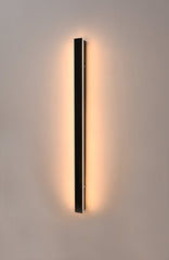 Aplica LED Exterior Slim 90cm Lumina Calda 24W Negru