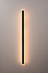 Aplica LED Exterior Cube Lumina Calda 3000K 150cm 38W Negru