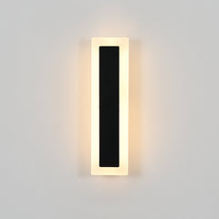 Aplica LED Exterior Cube Lumina Calda 3000K 30cm 8W Negru