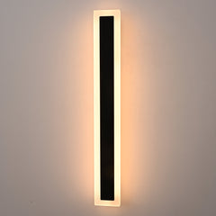 Aplica LED Exterior Cube Lumina Calda 3000K 60cm 16W Negru