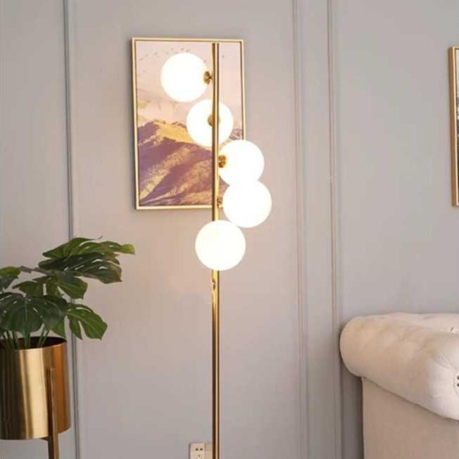 Lampadar Jolie 5xE27 177cm Auriu