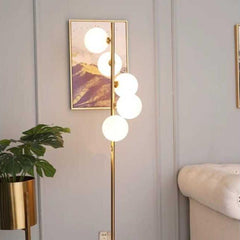 Lampadar Jolie 5xE27 177cm Auriu