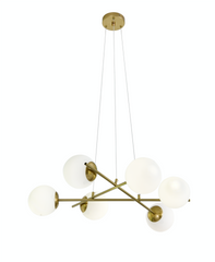 Pendul Jolie Reglabil 6xE27 60cm Auriu