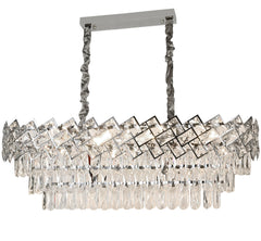Candelabru Magnum Diametru 80cm x 30cm Argintiu