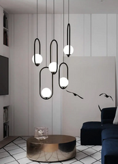 Pendul Jolie Reglabil 1xE27 Negru