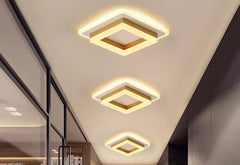 Aplica LED Diametru 25x25cm 41W Urban 3 Tipuri de Lumini Auriu