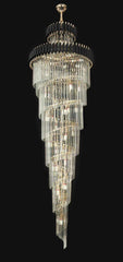 Candelabru Kimberly Lungime 180cm Diametru 60cm Negru + Auriu
