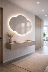 Oglinda LED Premium 110x90cm Touch 3 Culori Luminoase