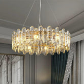 Candelabru Crystal 10XE14 Diametru 60cm Auriu
