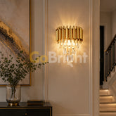 Aplica Cristal Kimberly 2xE27 Auriu
