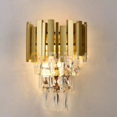 Aplica Cristal Lauren 2xE27 Auriu