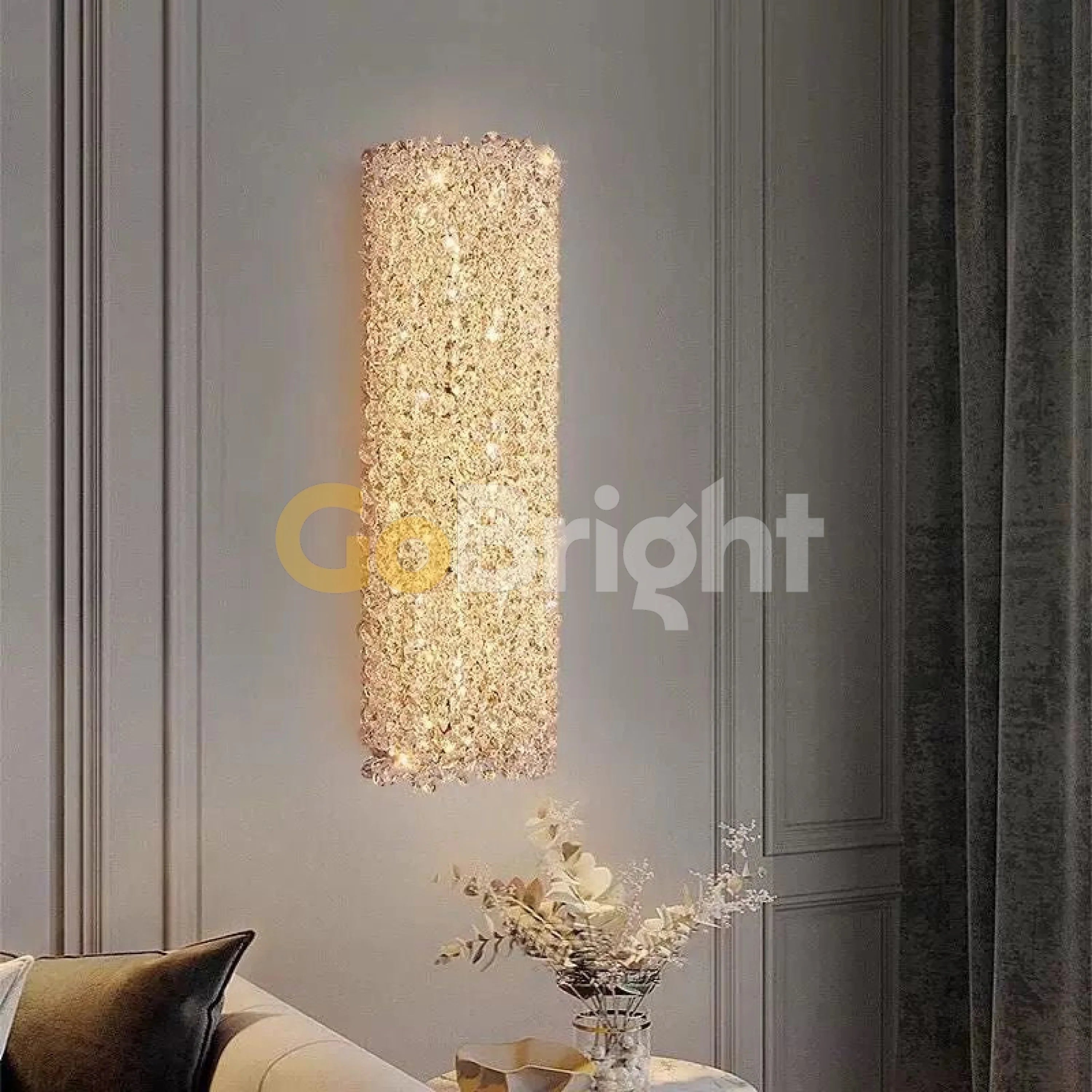 Aplica Cristal LED Glow 3 Tipuri de Lumini 21W Auriu