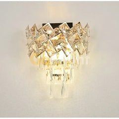 Aplica Cristal Magnum 2xE14 Auriu