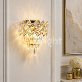 Aplica Cristal Magnum 2xE14 Auriu