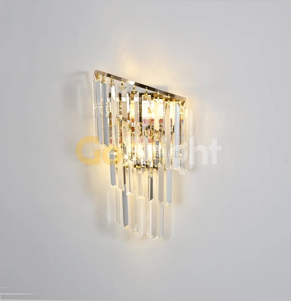 Aplica Cristal Moore 2xE14 Auriu