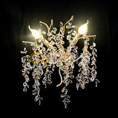 Aplica Cristal Olivia 2xE14 30cm Auriu