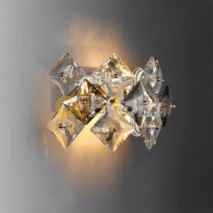 Aplica Cristal Zion 2xE14 Auriu