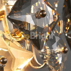 Aplica Cristal Zion 2xE14 Auriu