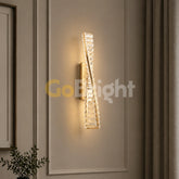 Aplica Crystal LED 3 Tipuri de Lumini 15W Auriu