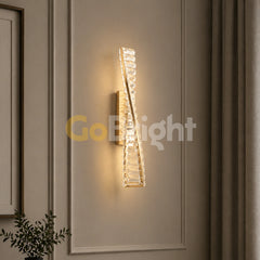Aplica Crystal LED 3 Tipuri de Lumini 15W Auriu