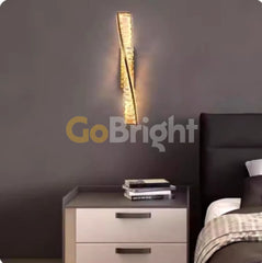 Aplica Crystal LED 3 Tipuri de Lumini 15W Auriu