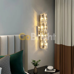 Aplica Crystal LED 40cm 3 Tipuri de Lumini 40W Argintiu