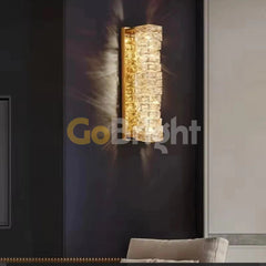 Aplica Crystal LED 46cm 3 Tipuri de Lumini 40W Auriu