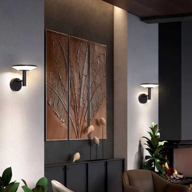 Aplica LED Exterior Cube Lumina Calda 3000K 18W Negru