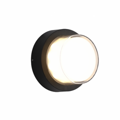 Aplica LED Exterior Cube Lumina Calda 3000K 12W Negru
