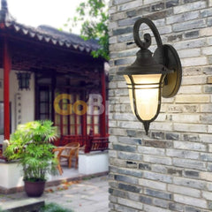 Aplica Felinar Exterior 1xE27 30cm Negru