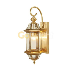 Aplica Felinar Exterior 1xE27 50cm Auriu