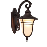 Aplica Felinar Exterior 1xE27 30cm Negru