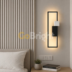 Aplica LED 40cm 27W Urban 3 Tipuri de Lumini Negru + Alb