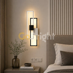 Aplica LED 50cm 37W Urban 3 Tipuri de Lumini Negru + Alb