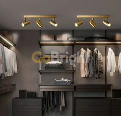 Aplica LED 60cm 3 Becuri GU10 X 20W Urban 3 Tipuri de Lumini Auriu