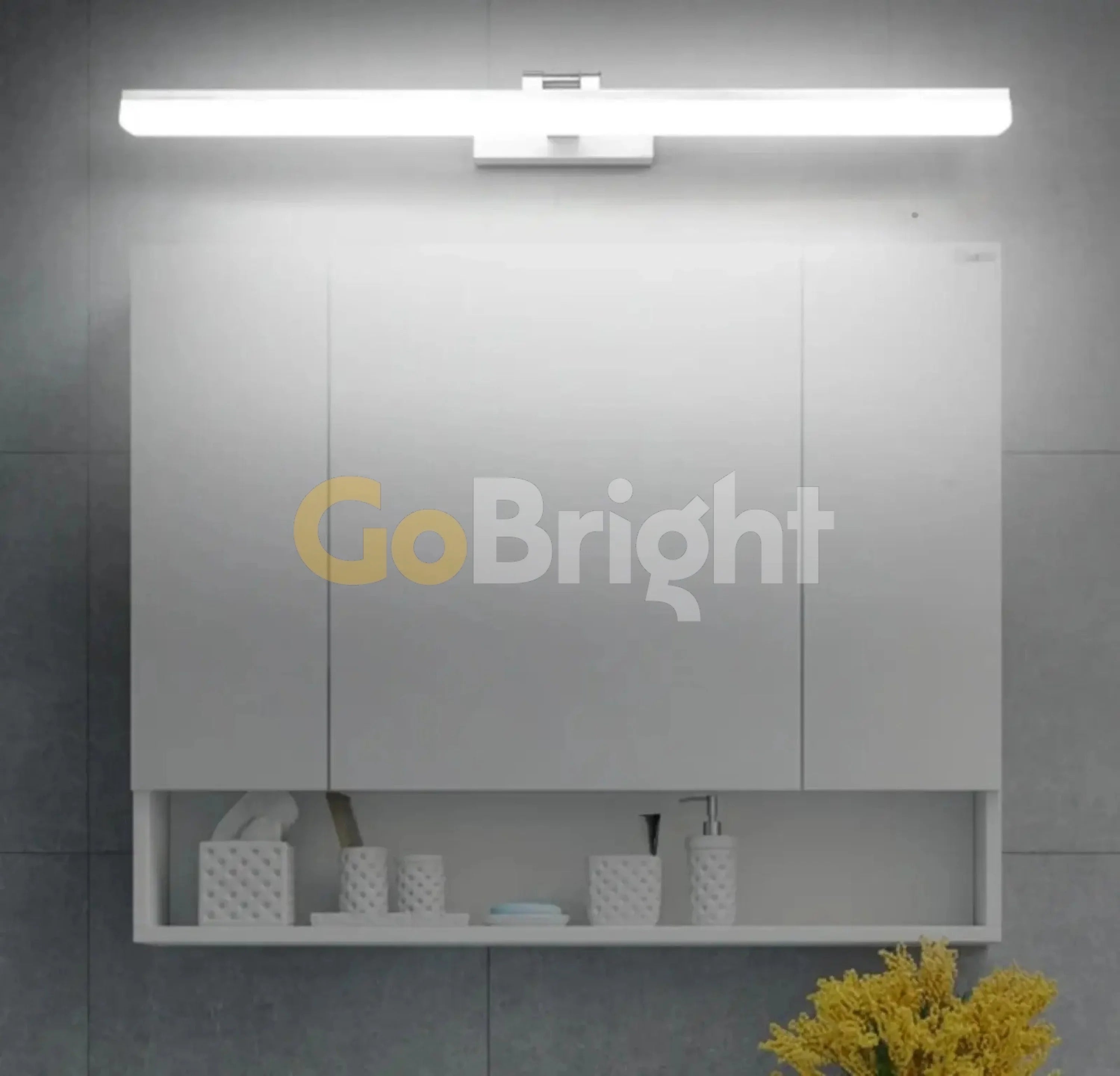 Aplica LED 60cm 32W Urban Reglabila 3 Tipuri de Lumini Argintiu