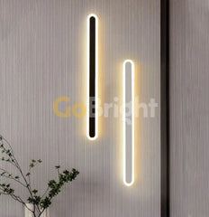 Aplica LED 60cm 48W Urban 3 Tipuri de Lumini Negru