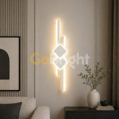 Aplica LED 65cm 32W Urban 3 Tipuri de Lumini Alb
